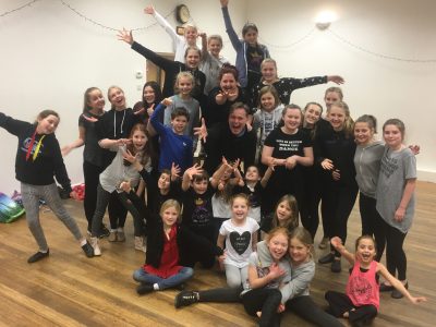 Grease workshop with Darren Bennett and Natalie Woods